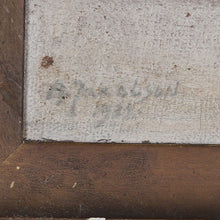 Load image into Gallery viewer, Unidentified painter. Oil on canvas, pasted on panel, signed and dated.
