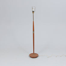 Load image into Gallery viewer, Teak and brass floor lamp, 1950-60's, Örsjö Sweden.