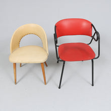 Load image into Gallery viewer, Two mid 20th century chairs.