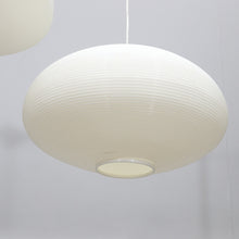 Load image into Gallery viewer, EJE AHLGREN. 2 teak/plastic ceiling lights, “Rotoflex”, Bergboms, 1950s/60s.
