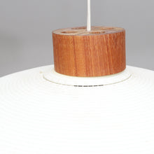 Load image into Gallery viewer, EJE AHLGREN. 2 teak/plastic ceiling lights, “Rotoflex”, Bergboms, 1950s/60s.