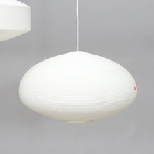 Load image into Gallery viewer, EJE AHLGREN. 2 teak/plastic ceiling lights, “Rotoflex”, Bergboms, 1950s/60s.