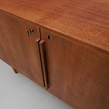 Load image into Gallery viewer, A teak Danish bar cabinet, mid 20th century.