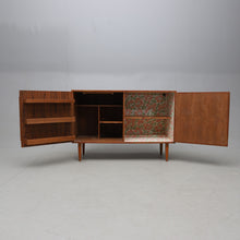Load image into Gallery viewer, A teak Danish bar cabinet, mid 20th century.