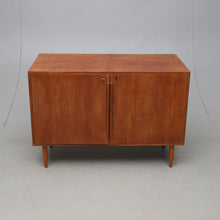 Load image into Gallery viewer, A teak Danish bar cabinet, mid 20th century.