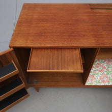 Load image into Gallery viewer, A teak Danish bar cabinet, mid 20th century.
