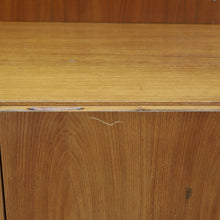 Load image into Gallery viewer, Walnut, bookcase with display case. Sweden 1960's.