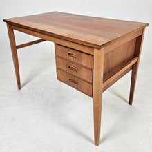 Load image into Gallery viewer, Teak desk with drawers. Sweden 1960's.