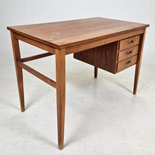 Load image into Gallery viewer, Teak desk with drawers. Sweden 1960's.