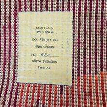 Load image into Gallery viewer, RYAMATTA, “Scotland”, red, Gösta Svensson Textil AB, 1950/60s