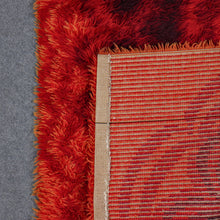 Load image into Gallery viewer, Vintage RYAMATTA, ORANGE/RED (150x92) 1960'S. Sweden