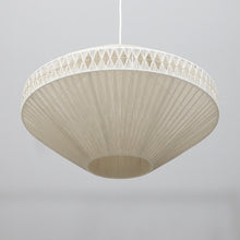 Load image into Gallery viewer, Textile ceiling lamp, 1960's Sweden