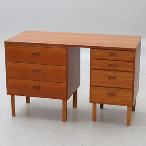 Vintage teak bureau .Zweden jaren 60 (22568)