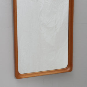 Vintage teakhouten spiegel Zweden 1960 (22571)