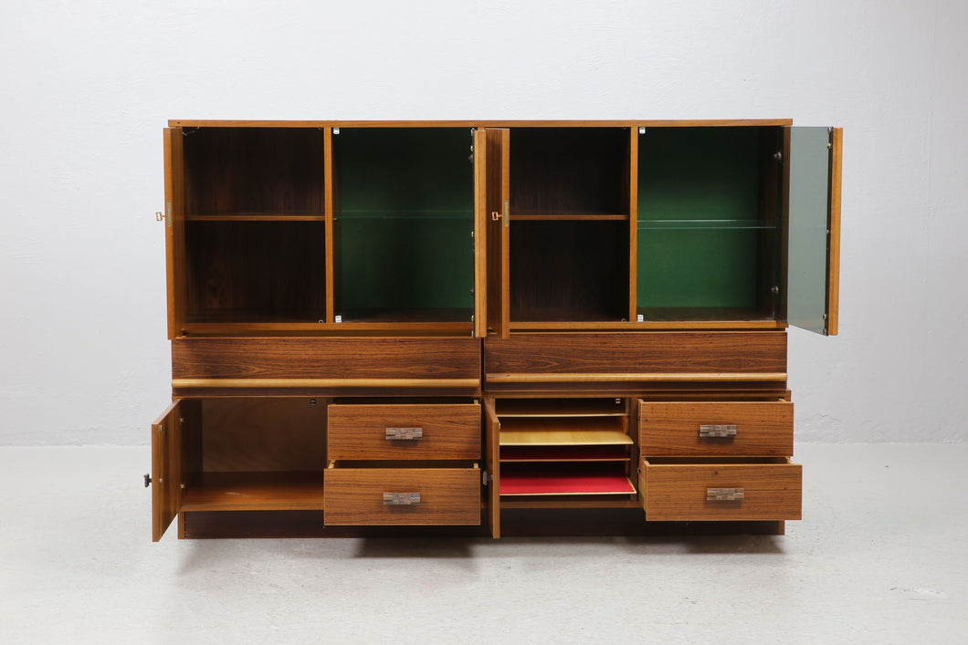 Vintage palissander wandkast, Zweden 1970 (22515)