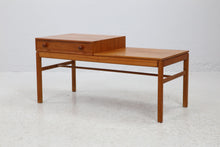 Load image into Gallery viewer, Vintage teak halkastje/bankje, Zweden 1960 (#22513)