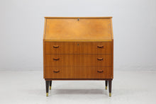 Load image into Gallery viewer, Vintage teak ladekastje, secretaire, Zweden 1960 (#22552)