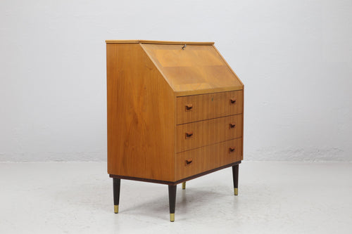 Vintage teak ladekastje, secretaire, Zweden 1960 (#22552)