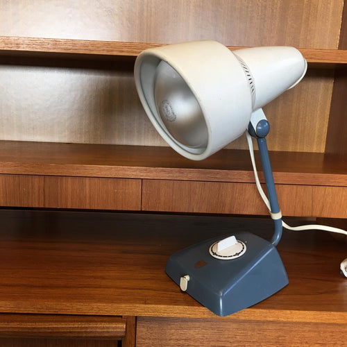 Vintage warmtelamp Philips rond 1960