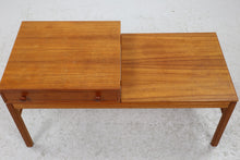 Load image into Gallery viewer, Vintage teak halkastje/bankje, Zweden 1960 (#22513)