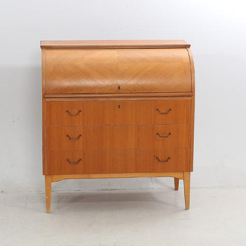 Vintage teak ladenkastje/bureau, Zweden 1960 (#360)