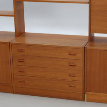 Load image into Gallery viewer, Vintage teak boekenkast in 3 delen Zweden 1960 (414)