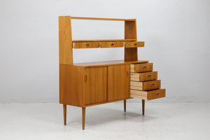 Vintage teak sideboard/dressoir Zweden 1960 (22545)