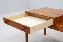 Load image into Gallery viewer, Vintage teak halkastje/bankje, Zweden 1960 (#22513)