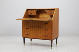 Vintage teak ladekastje, secretaire, Zweden 1960 (#22552)