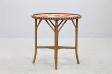 Load image into Gallery viewer, Vintage rotan tafeltje Zweden 1950  (22517)