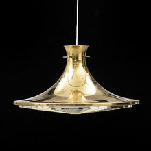 Load image into Gallery viewer, Gouden vintage hanglamp, Zweden 1960 (#213)