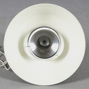 Vintage bruin metalen hanglamp, Zweden 1960-70 (#170).