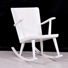 Load image into Gallery viewer, Vintage houten schommelstoel Goran Malmvall &quot;Svensk fur&quot;, Karl Andersson &amp; söner Zweden 1960