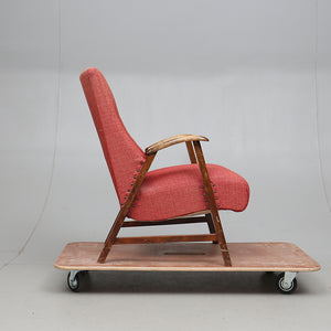 Vintage loungestoel Zweden rond 1950-60
