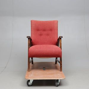 Vintage loungestoel Zweden rond 1950-60
