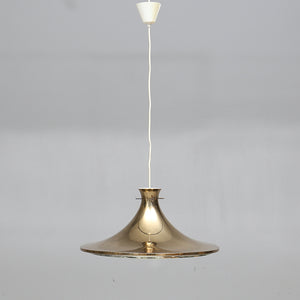 Gouden vintage hanglamp, Zweden 1960 (#213)