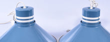 Load image into Gallery viewer, Vintage blauw metalen hanglampen (#199)