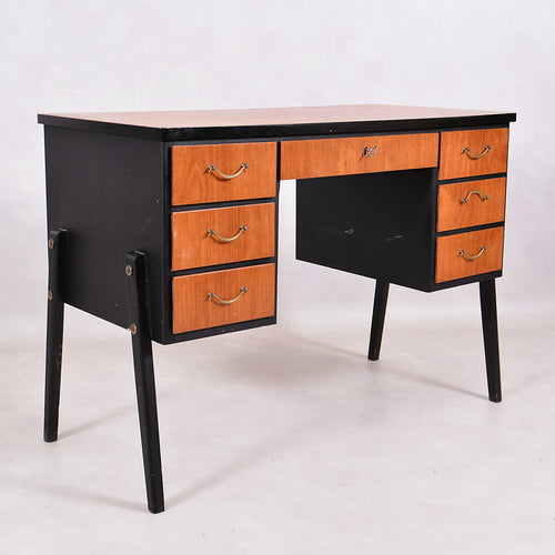 Vintage teak bureau. Zweden jaren 60 (#187)
