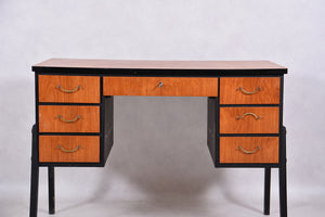 Vintage teak bureau. Zweden jaren 60 (#187)