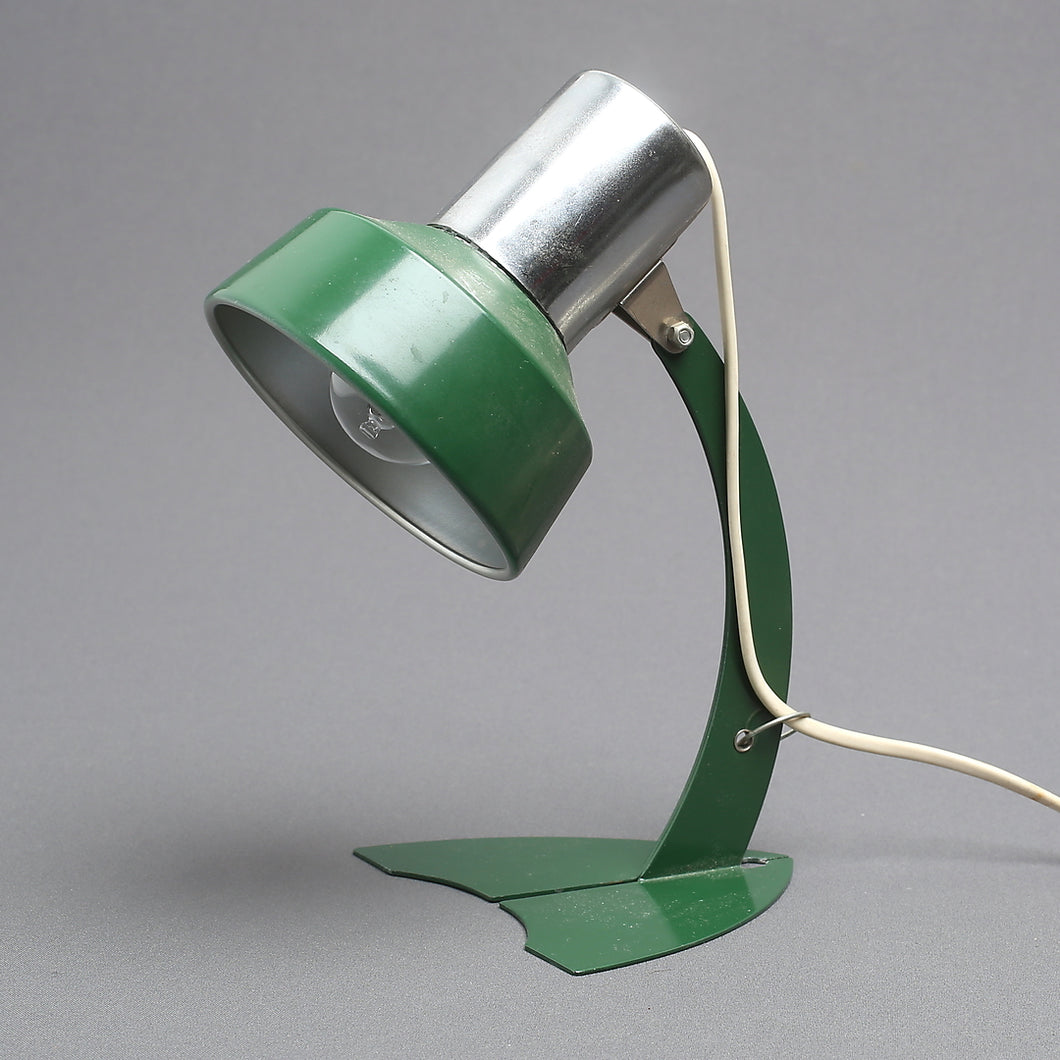 Vintage metalen bureaulamp, Denemarken 1960 (#211)