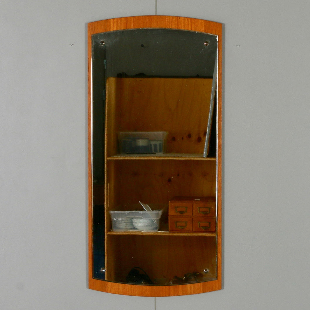 Vintage teakhouten spiegel, Zweden 1960