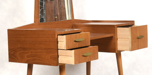 Vintage teak kaptafel jaren 60 Zweden (291)