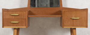 Vintage teak kaptafel jaren 60 Zweden (291)