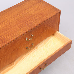 Vintage teak ladenkastje Zweden 1960 (#325)