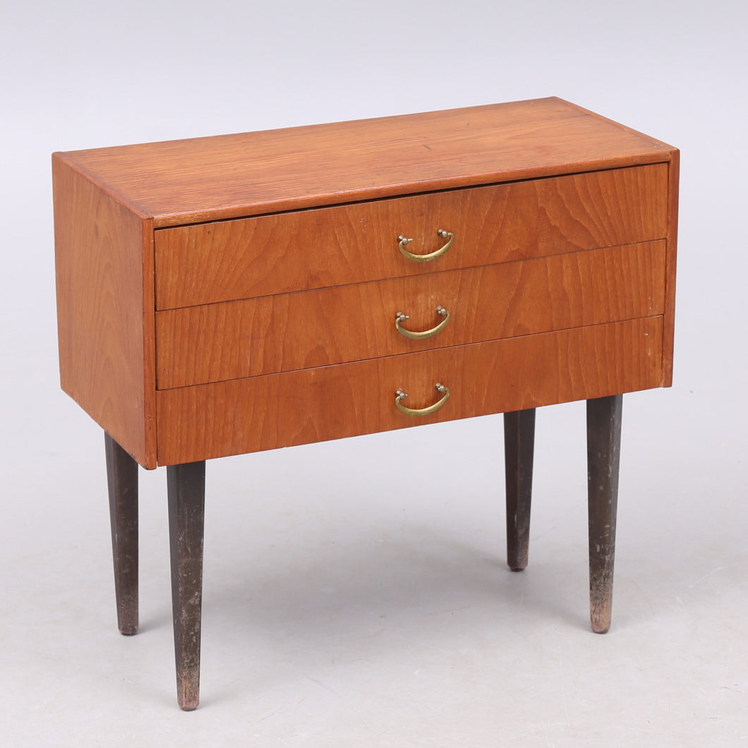 Vintage teak ladenkastje Zweden 1960 (#325)
