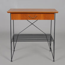 Load image into Gallery viewer, Vintage teak String nachtkastje, Zweden 1960 (#337)