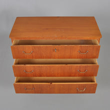Load image into Gallery viewer, Vintage teak halkastje met spiegel, Zweden 1960 (#335)