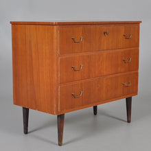 Load image into Gallery viewer, Vintage teak halkastje met spiegel, Zweden 1960 (#335)