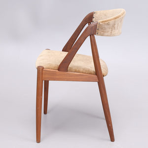 Vintage teak design stoel model 31 van Kaj Kristiansen, Denemarken 1960 (#364)
