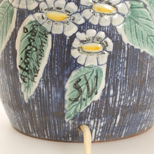 Load image into Gallery viewer, Vintage keramiek lampvoet met gezicht. Zweden 1960 (#382b)